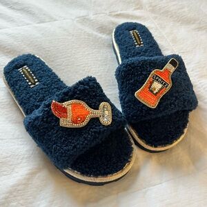 Laines London Aperol Spritz Slippers - Never Worn! NWT!